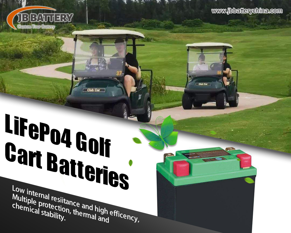 Como posso fazer com que a bateria do meu carrinho de golfe LiFePO4 personalizado dure mais tempo?